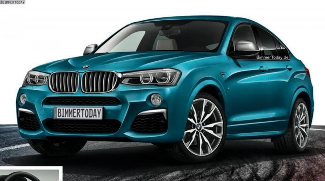 Официальные фото BMW X4 M40i просочились в интернет