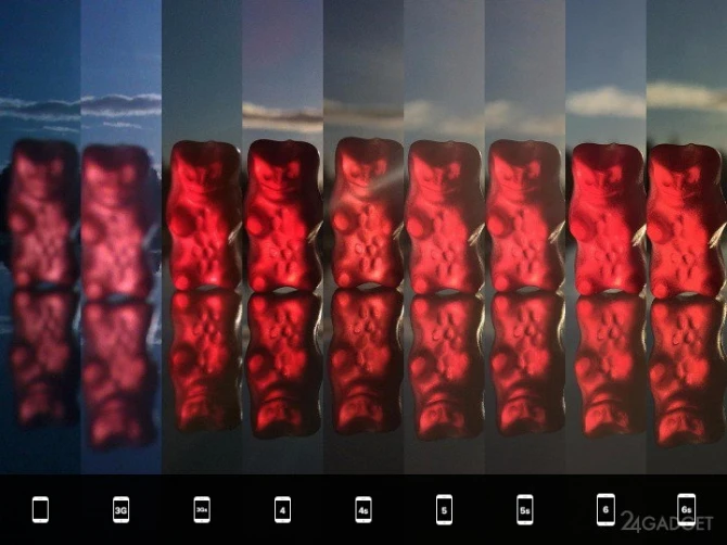 Наглядное сравнение фотографий, сделанных iPhone всех поколений