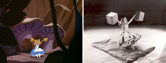 Вот как аниматоры Disney рисовали «Алису в Стране чудес»