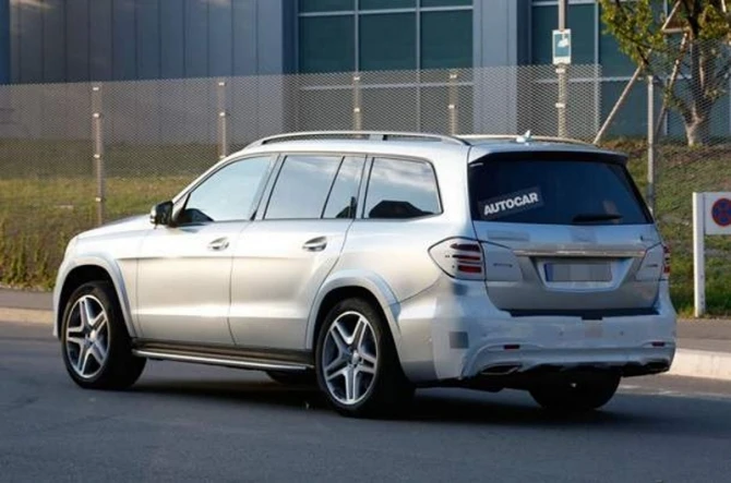 Шпионские фотографии нового внедорожника Mercedes GLS