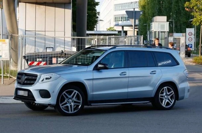 Шпионские фотографии нового внедорожника Mercedes GLS