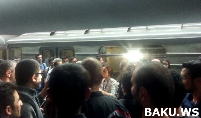 Проблема в Бакинском метро