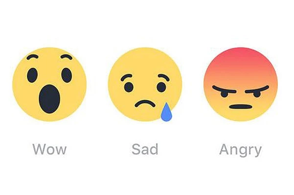 Facebook вводит шесть новых кнопок эмоций