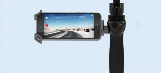 DJI Osmo — компактная 4К-камера с ручным стабилизатором (видео)