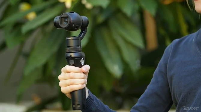 DJI Osmo — компактная 4К-камера с ручным стабилизатором (видео)