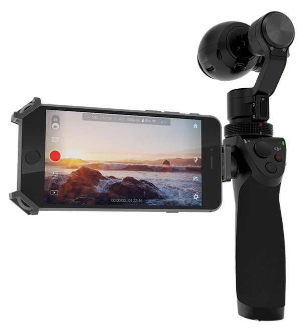 DJI Osmo — компактная 4К-камера с ручным стабилизатором (видео)