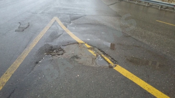 Последствия оползня на Бакинском автовокзале не устраняются