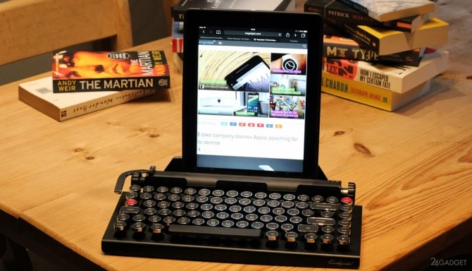 Qwerkywriter — беспроводная клавиатура в ретро-стиле