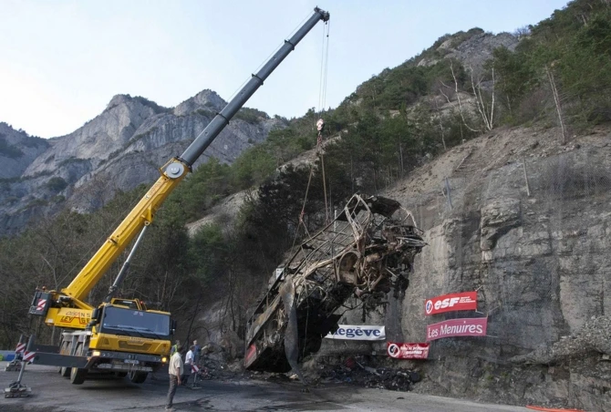 В результате ДТП во Франции погибли 42 человека