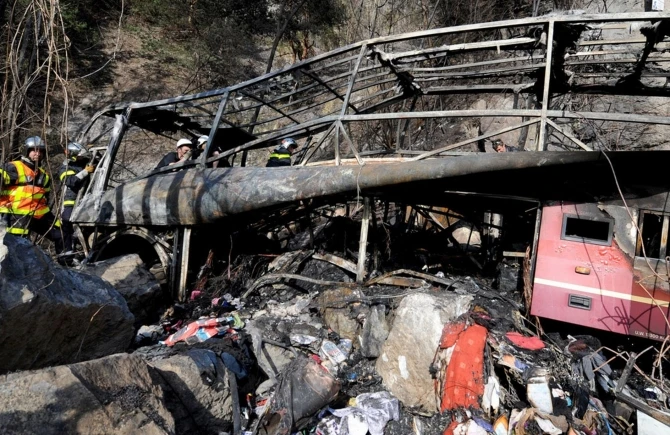 В результате ДТП во Франции погибли 42 человека