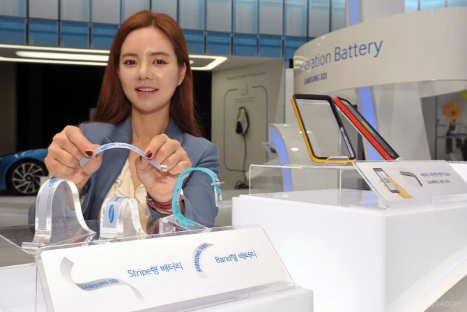 Гибкие аккумуляторы от Samsung