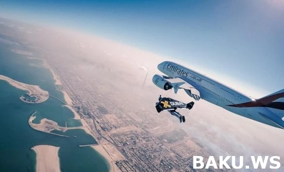 Гостивший в Азербайджане арабский шейх, устроил необычное шоу (видео)