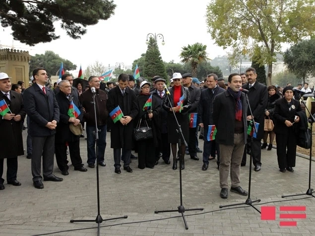 В Баку прошел велопробег в честь для Государственного флага (видео)