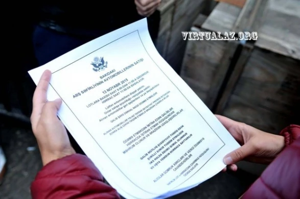 Аукцион посольства США вызвал ажиотаж в Баку
