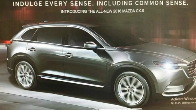 Появились первые снимки Mazda CX-9 нового поколения