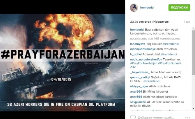 Türkiyə məşhurları Azərbaycana başsağlığı verir (FOTO)