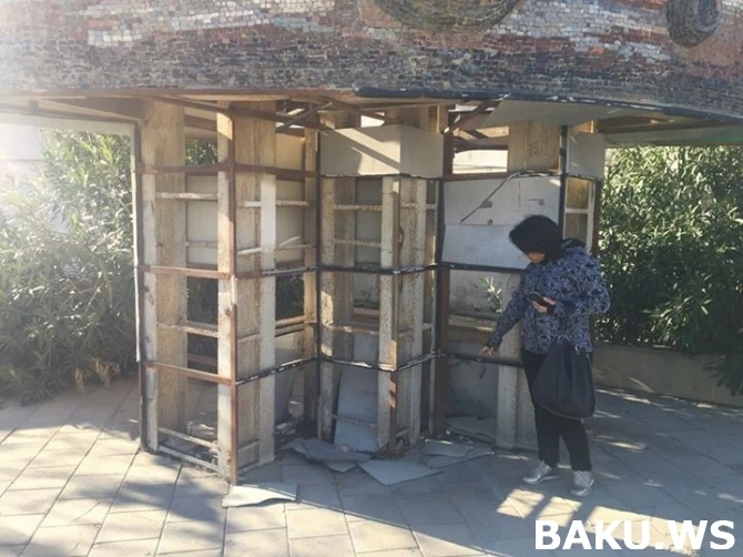 Bakıda uzun illər yaddan çıxmış neftçilərin abidəsi (FOTO)