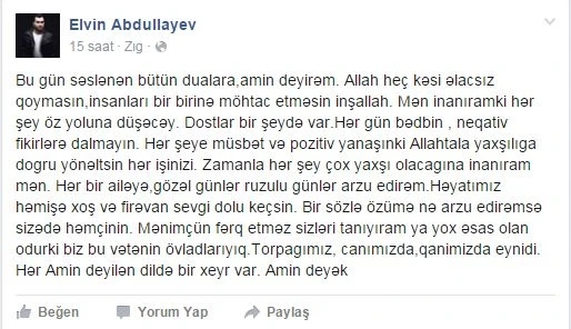 Azərbaycanlı tanınmışlar bahalaşmadan yazdı (FOTO)