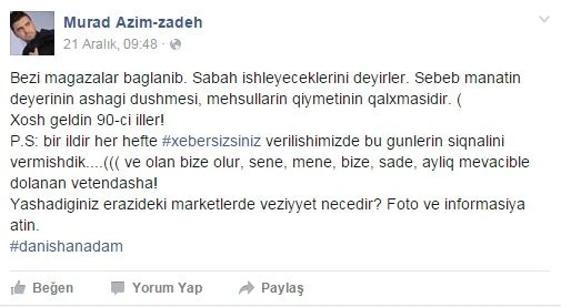 Azərbaycanlı tanınmışlar bahalaşmadan yazdı (FOTO)