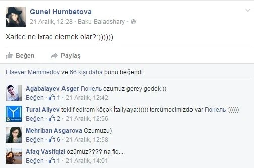 Azərbaycanlı tanınmışlar bahalaşmadan yazdı (FOTO)