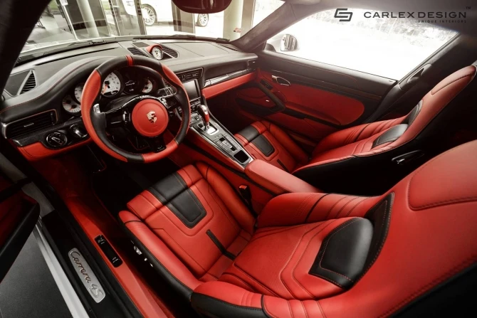 Тюнеры Carlex Design преобразили салон Porsche 911 Carrera 4S