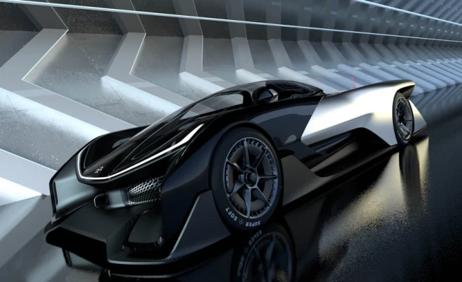 Электрический суперкар от Faraday Future с тысячью лошадиными силами (видео)