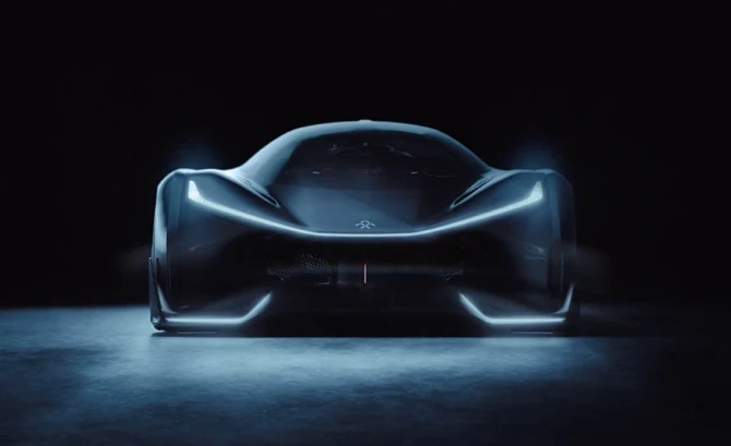 Электрический суперкар от Faraday Future с тысячью лошадиными силами (видео)