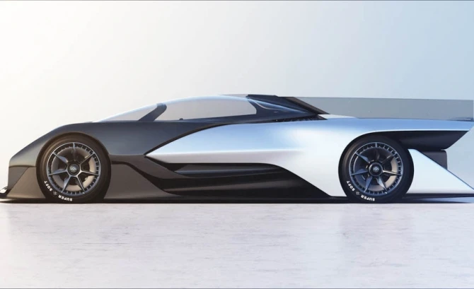 Электрический суперкар от Faraday Future с тысячью лошадиными силами (видео)