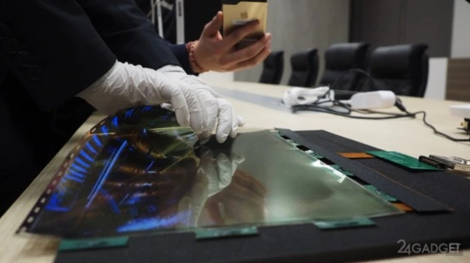 Поразительно тонкий и гибкий OLED-экран от LG (видео)