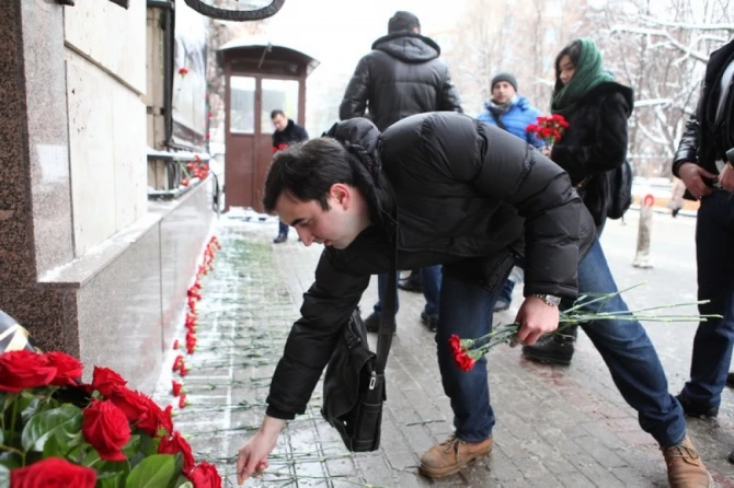 В Москве почтили память шехидов 20 Января