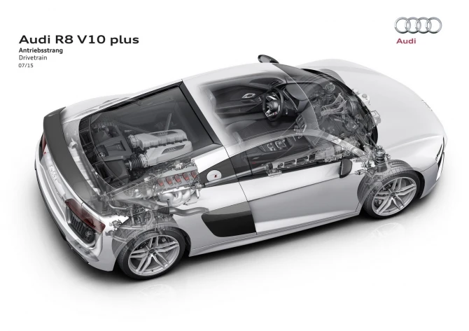 Audi раскрыла стоимость новой версии спорткара R8 (галерея)