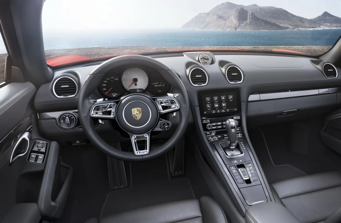 Компактный родстер от Porsche получил турбомоторы и новое имя — 718 Boxster (видео)