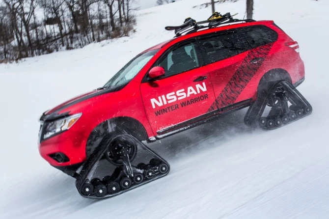 Зимние войны. Nissan представил Murano, Rogue и Pathfinder в облике королей снежных склонов