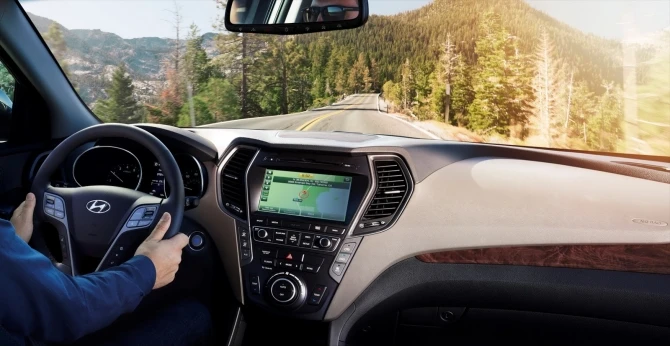Hyundai Santa fe и Grand Santa fe показали свое новое обличье на автосалоне в Чикаго