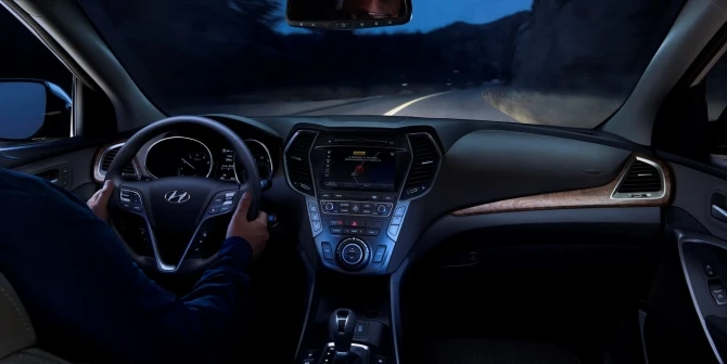 Hyundai Santa fe и Grand Santa fe показали свое новое обличье на автосалоне в Чикаго