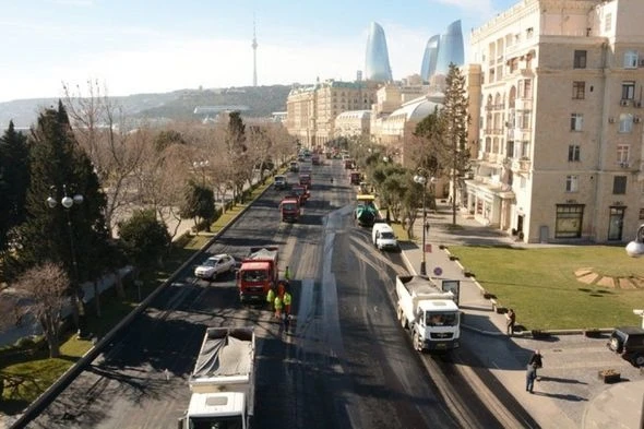 Как Баку готовится к «Формуле-1» (фоторепортаж)
