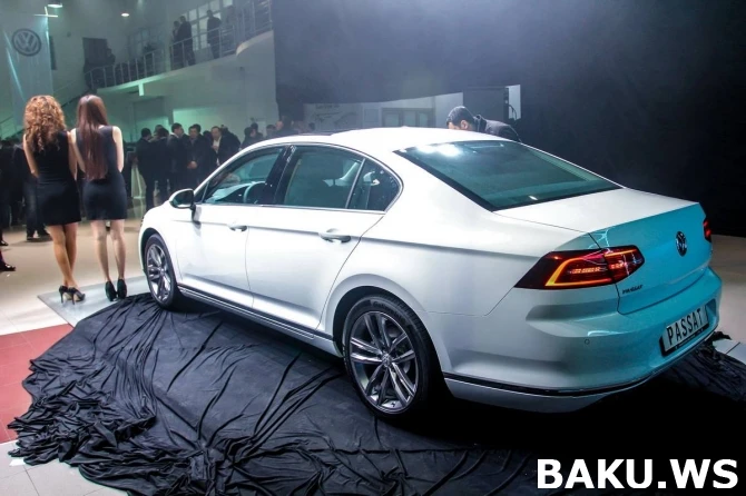 В Баку состоялась грандиозная презентация нового бизнес-седана Volkswagen Passat