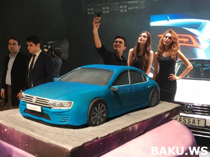 В Баку состоялась грандиозная презентация нового бизнес-седана Volkswagen Passat