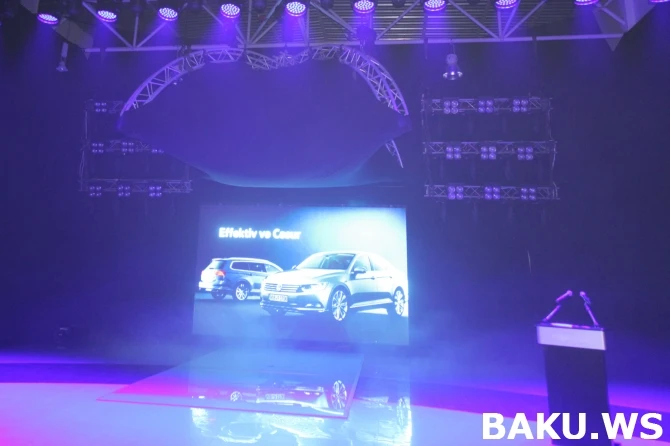 В Баку состоялась грандиозная презентация нового бизнес-седана Volkswagen Passat