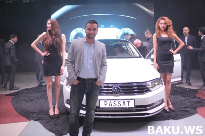 В Баку состоялась грандиозная презентация нового бизнес-седана Volkswagen Passat