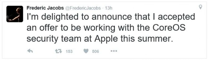 Создатель самого защищенного мессенджера устроился в Apple