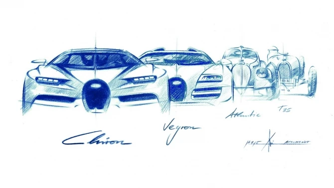 Bugatti представила серийную 1500-сильную замену «Вейрону» с максималкой 418 км/ч (галерея)