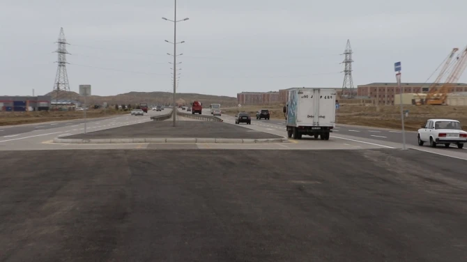 В Азербайджане завершен ремонт магистральной дороги (видео)