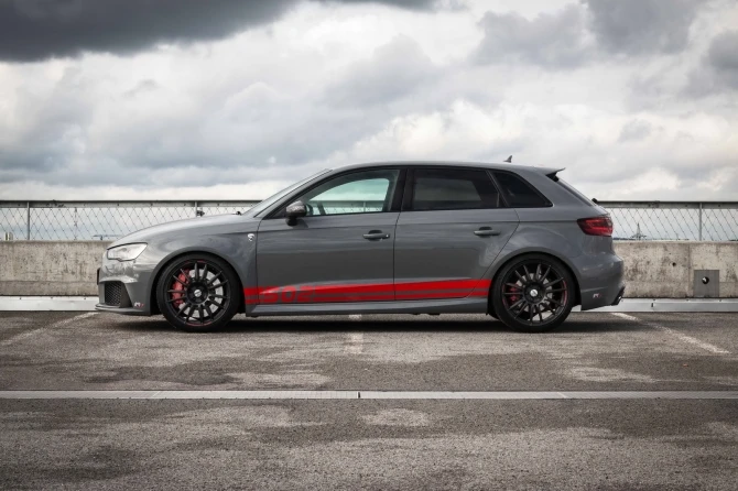 В Женеве представлена тюнинговая версия Audi RS3 (видео)