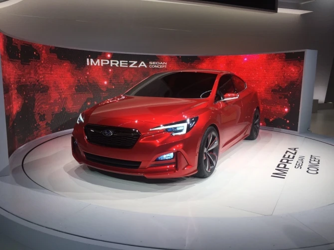 Subaru опубликовала первое изображение нового поколения Impreza (фотогалерея)