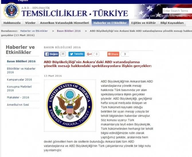В США заранее знали о готовящемся теракте в Анкаре (фото)