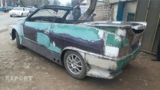 В Азербайджане изготовлен необычный автомобиль (фото)