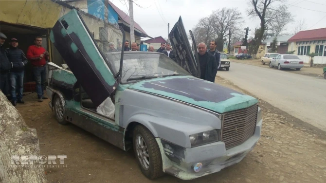 В Азербайджане изготовлен необычный автомобиль (фото)