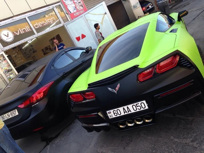 Тюнингованные дорогие автомобили Баку (фото, видео)