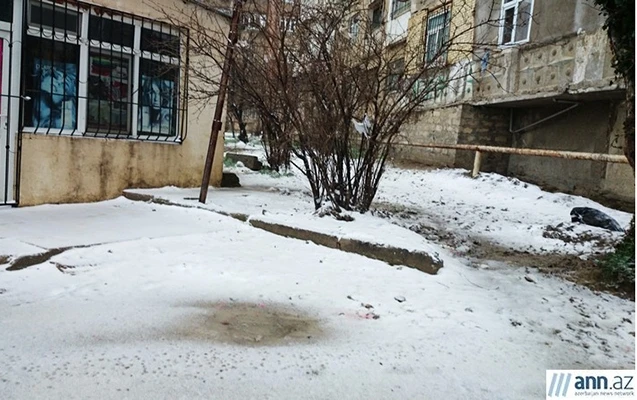 Bakıya qar yağdı (FOTO)